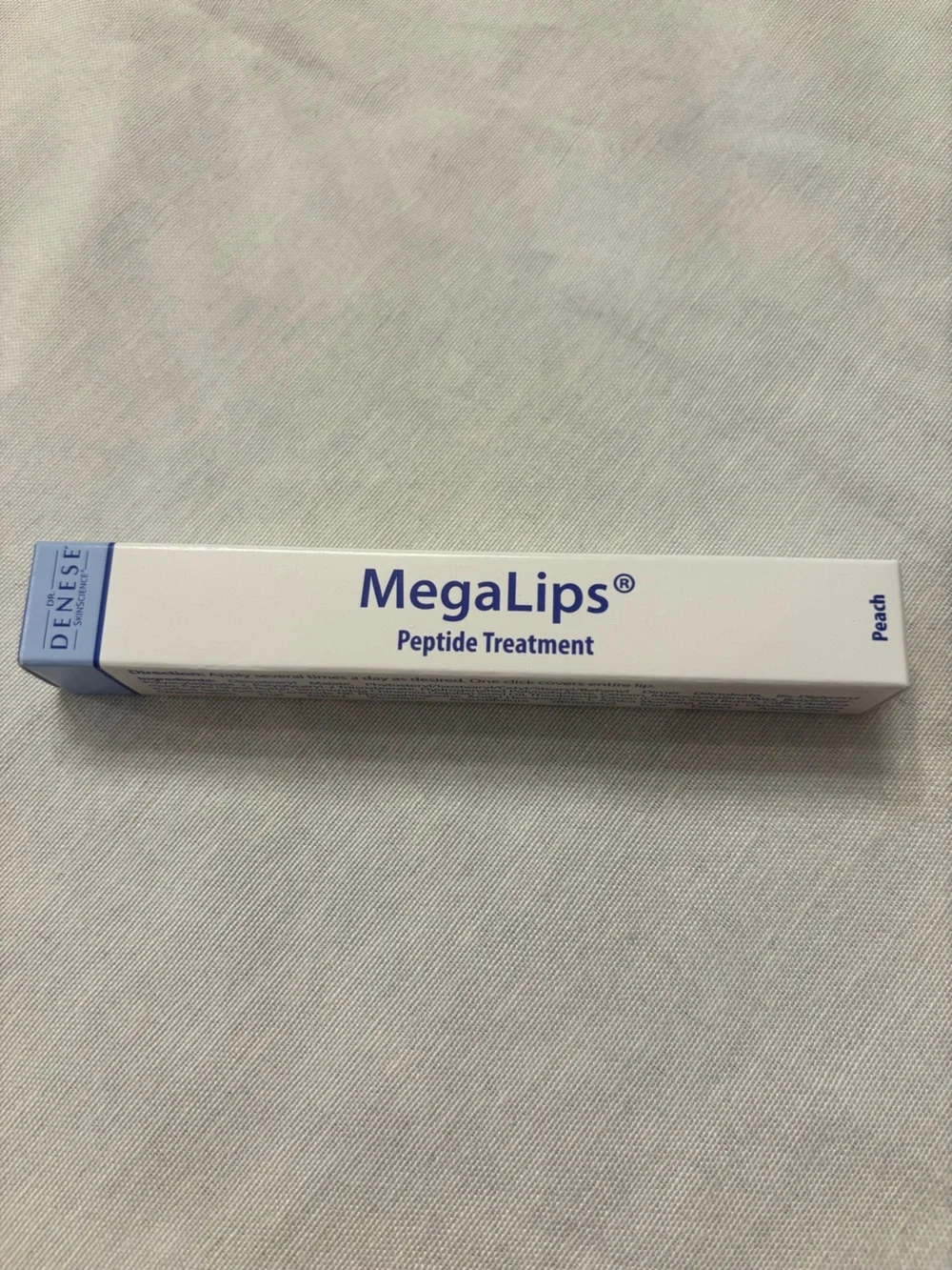 Dr. Denese MegaLips Peptide Treatment Peach Lip Balm NIB